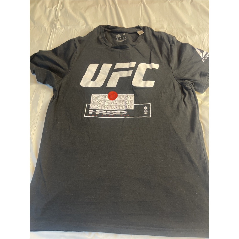 Reebok UFC Respect The Fight Men Tshirt Size M